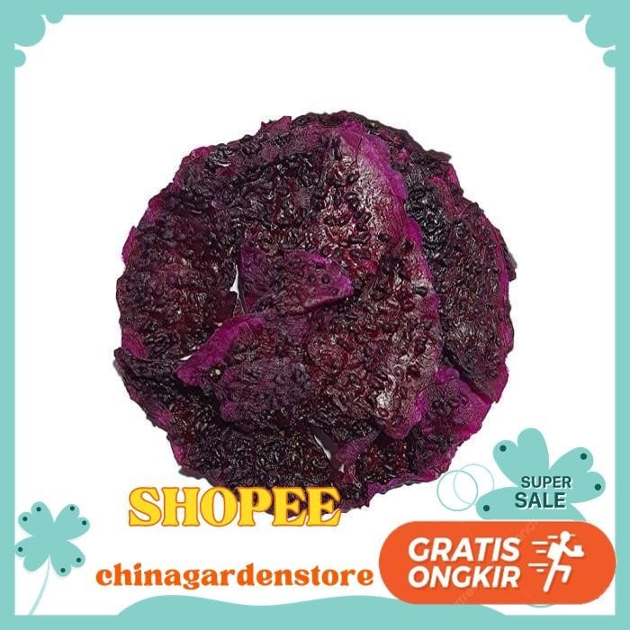 

BUAH NAGA KERING / DEHYDRATED DRAGON FRUIT DRIED 60 GRAM BEST PRODUCT