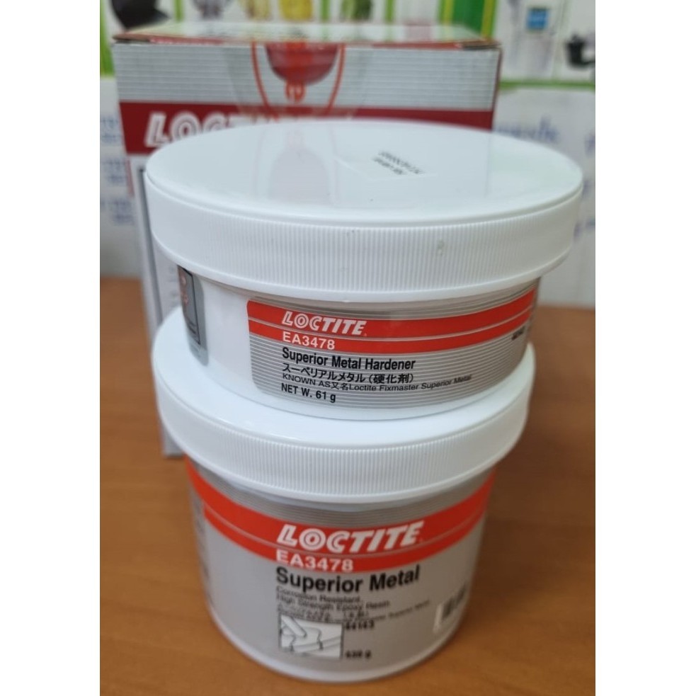 Fixmaster Superior Metal Epoxy Loctite Ea 3478,Locteti Lem Epoksi Loga Terbaru