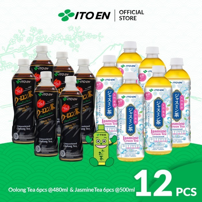 

ITO EN Paket Jasmine Tea 6 pcs & Oolong Tea 6 pcs - Bundle Mix