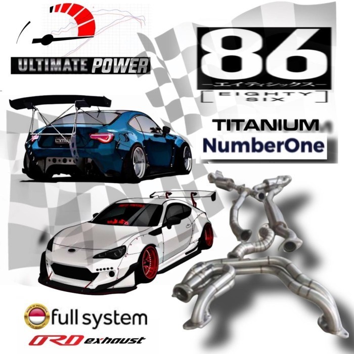 Muffler FT86 GT86 Knalpot Racing Mobil