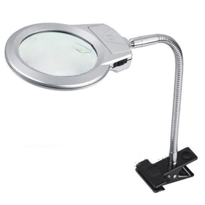 

Ready GoodLand Lampu Meja Portable dengan Kaca Pembesar Silver