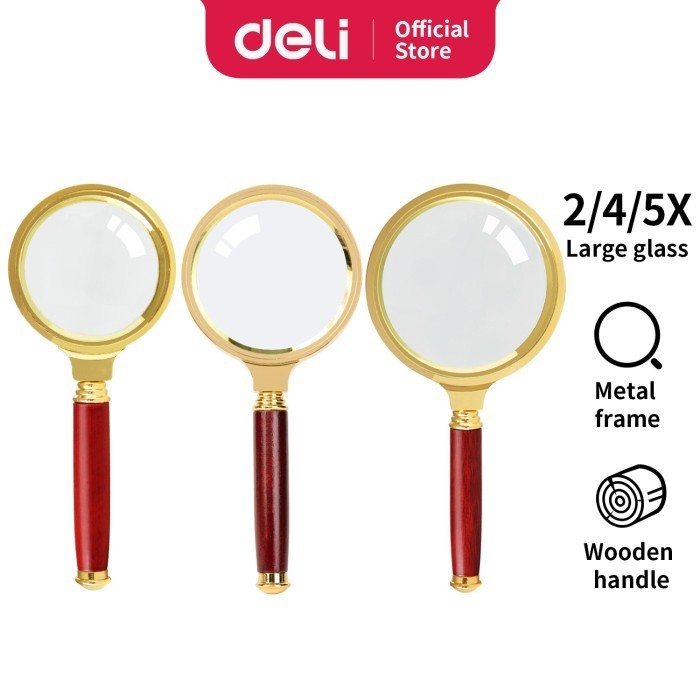 

Ready Deli Kaca Pembesar/Gold Magnifying Glass Diameter Diameter50-70mm 909X
