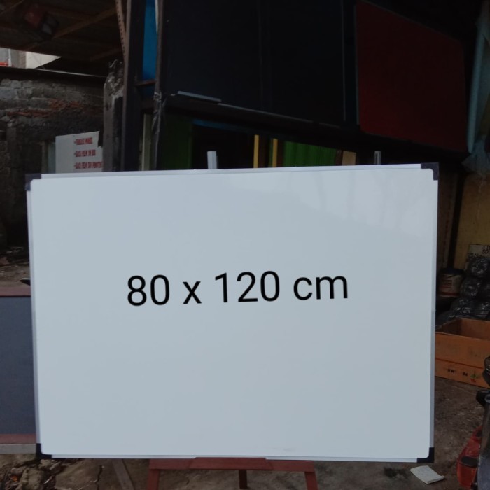 

Ready whiteboard gantung 80 x 120 nonmagnet