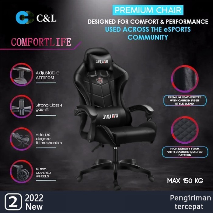 Kursi Gaming Kuca Kaki Kursi Nilon Biaya Kursi Hitam Kursi Kantor