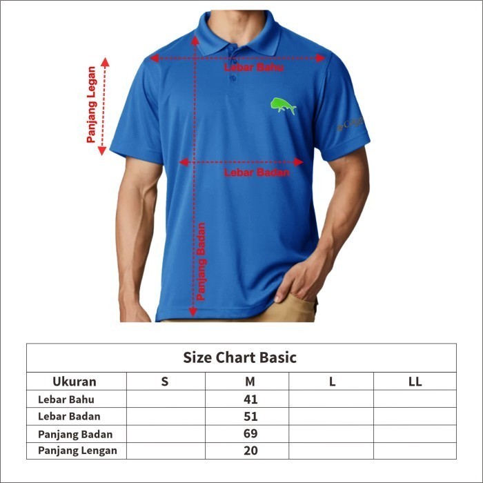 Columbia Men's Pfg Series Polo Hyper Blue Dorado