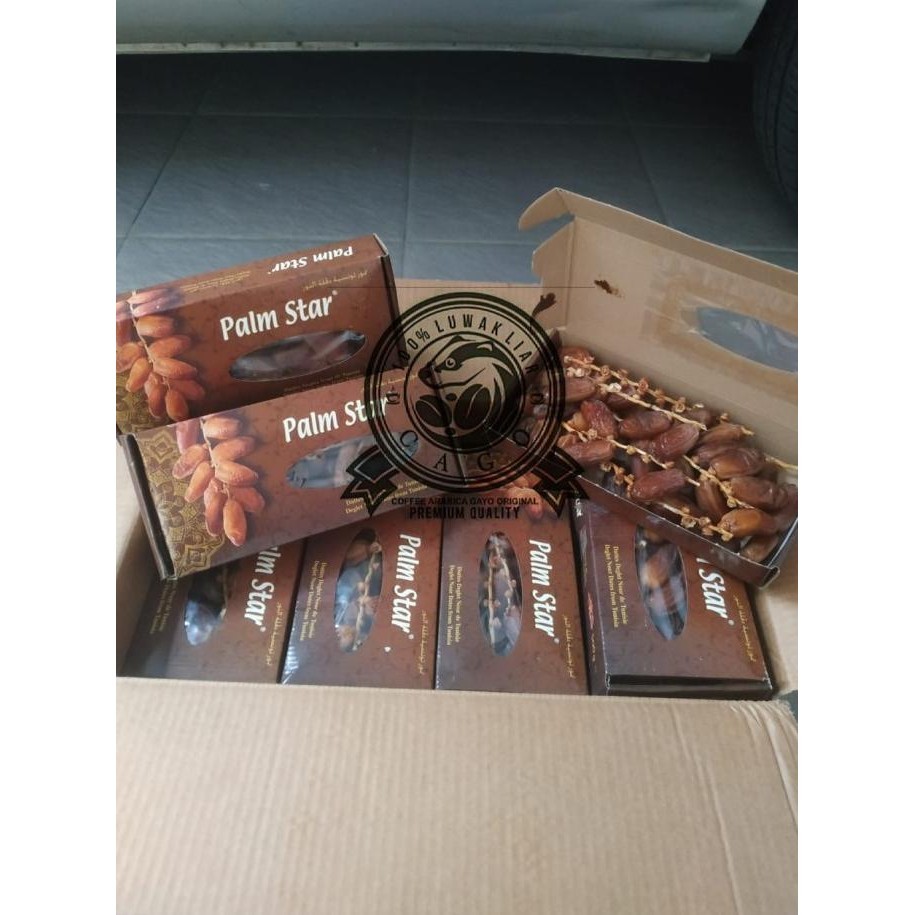

Kurma Palm Star Tunisia 1 Dus (Isi : 12 Pack) Fresh Import