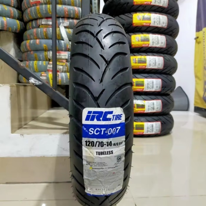 Ban Motor Irc 120/70-14 Sct 007 Tubeless Belakang Pcx 150,Aerox 150