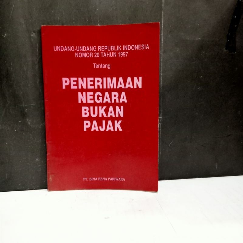 

Buku Penerimaan Negara Bukan Pajak