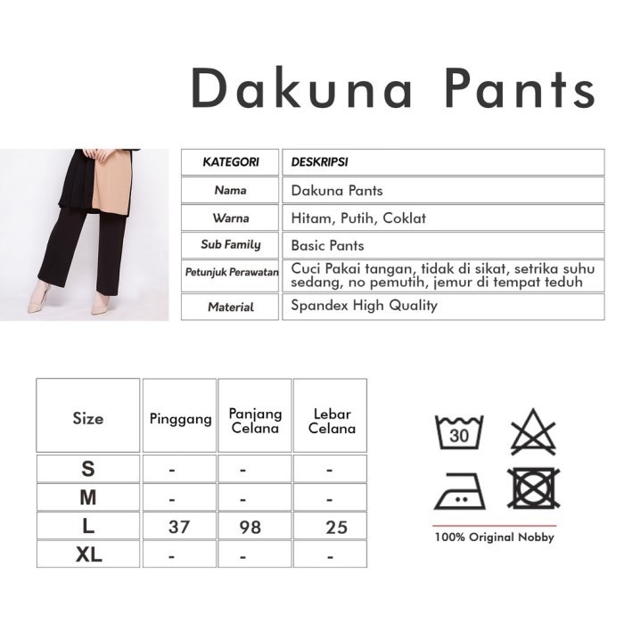 Nobby - Nikita Pants Celana Basic Perempuan Promo