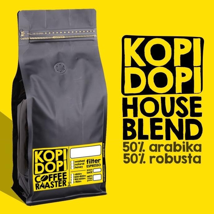 

HOUSE BLEND Espresso Es Kopi Susu 50 50 Arabika Robusta Lampung 1kg