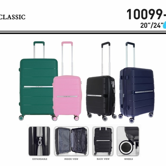 Koper 20 Inch Polo Classic 10099 Anti Pecah Cabin Size