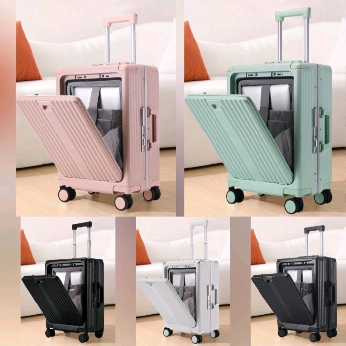 Taurus F001 Koper Laptop 20 Inch Kabin Pesawat Usb Port Original