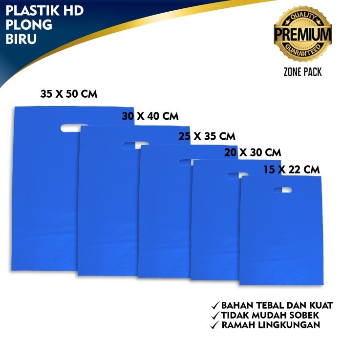 

.........] [100 PCS] Plastik HD Plong BiruPlastik Packing Baju Kantong Plastik