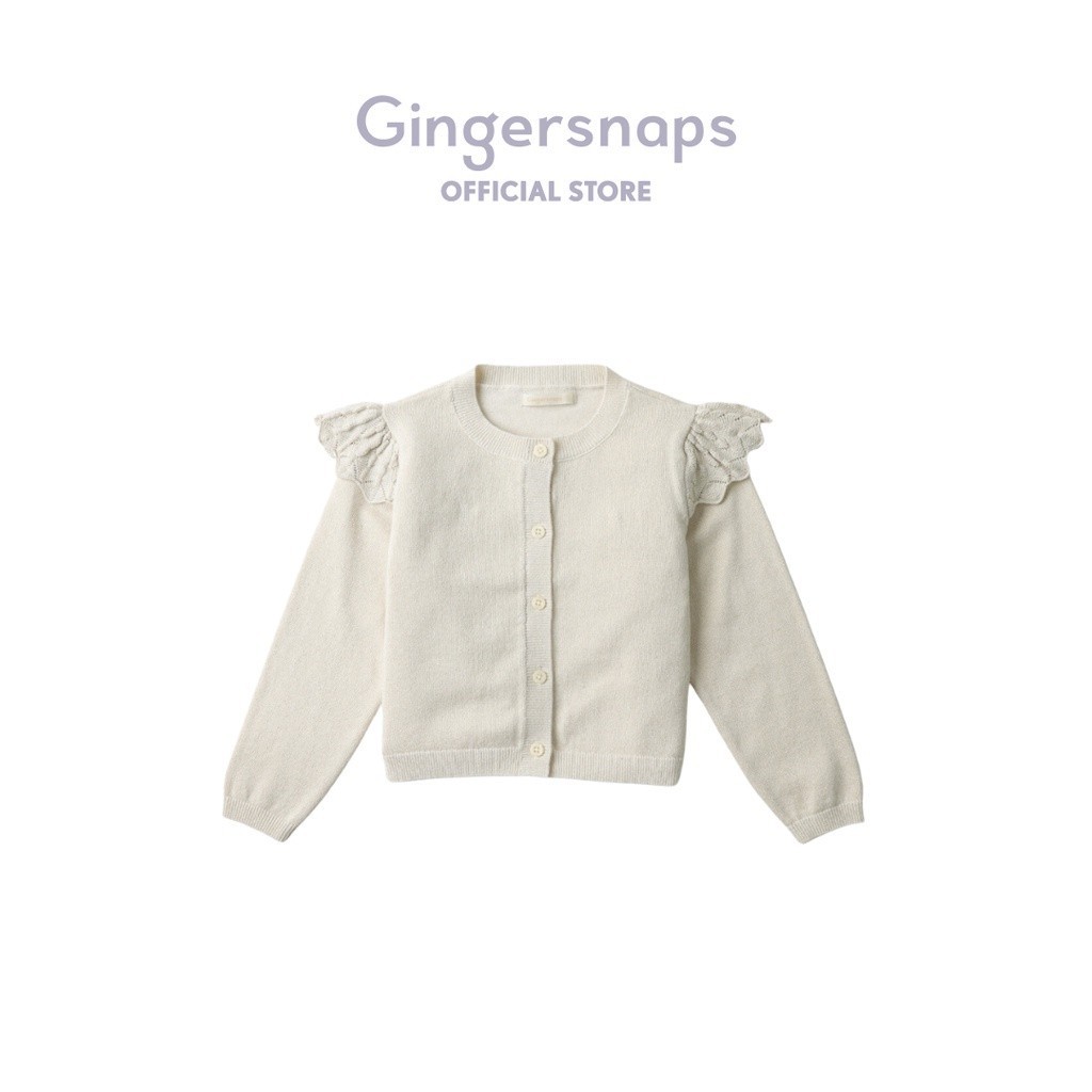 Gingersnaps Wisteria Regence Cardigan - Jaket Anak Perempuan (Putih)