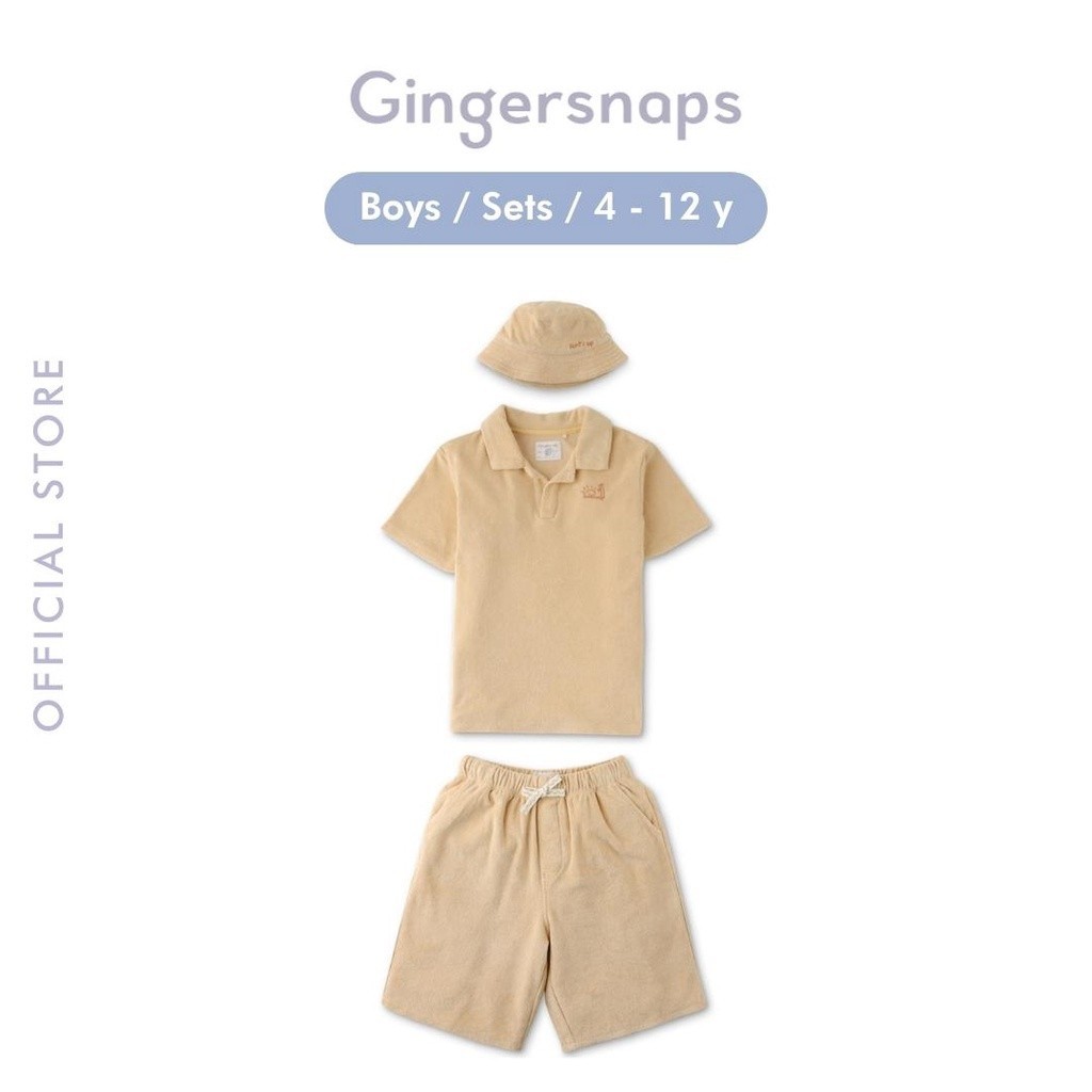 Gingersnaps Neo Prep Paradise Sets Brown - Setelan Anak Laki (Coklat)