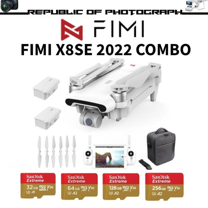 Fimi X8Se 2022 V2 3-Axis Gimbal 48Mp Cmos / Fimi X8 Se 2022 V2 Combo