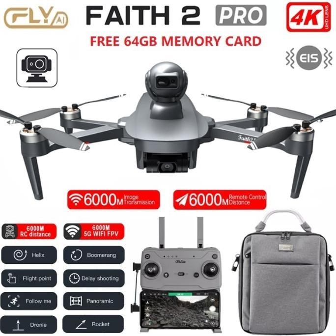 C-Fly Faith 2 Pro Gps 6Km Wifi Fpv Drone With 3-Axis Gimbal 4K Cfly