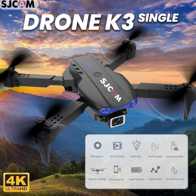 Sjcam Drone K3 Single 4K Mini Single Camera Wifi Fpv Wide