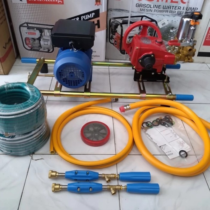READY Mesin steam listrik dinamo cuci motor mobil siap pakai/