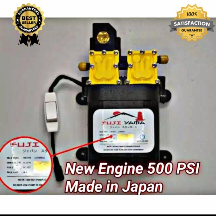 READY Paket Mesin 500PSI Japan Quality Water Pump DC