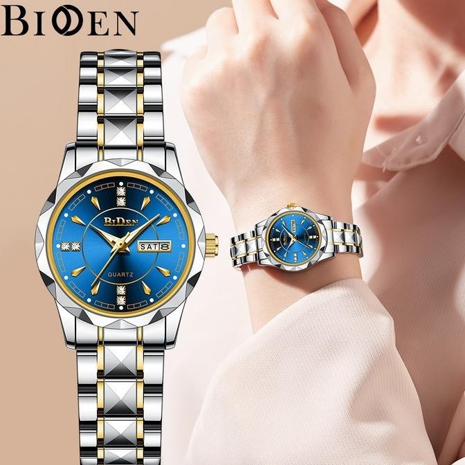 Biden Jam Tangan Wanita Anti Air Original Terbaru Asli Besi Tahan Jam