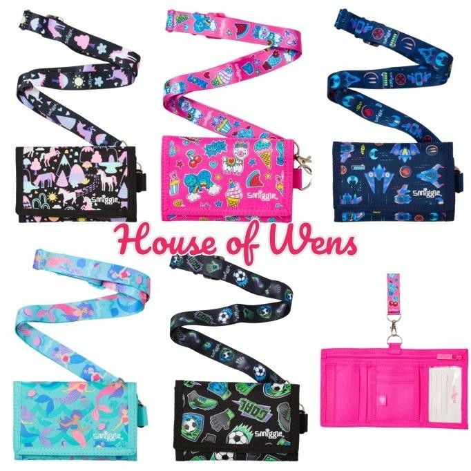 SMIGGLE VIBIN WALLET WITH LANYARD ORIGINAL - DOMPET SMIGGLE ORIGINAL