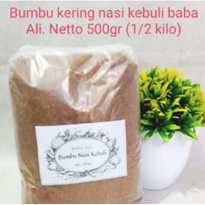 

Bumbu Nasi Kebuli instant Baba Ali kemasan 1/2 Kg (500 gr) SS