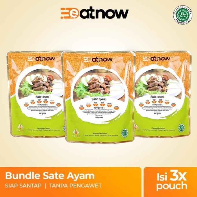 

EatNow Bundle Sate Ayam - Makanan Instan - Makanan Siap Saji TPD