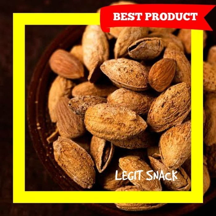 

500Gr KACANG ALMOND ROASTED ( ALMON PANGGANG ) USA GROSIR MURAH