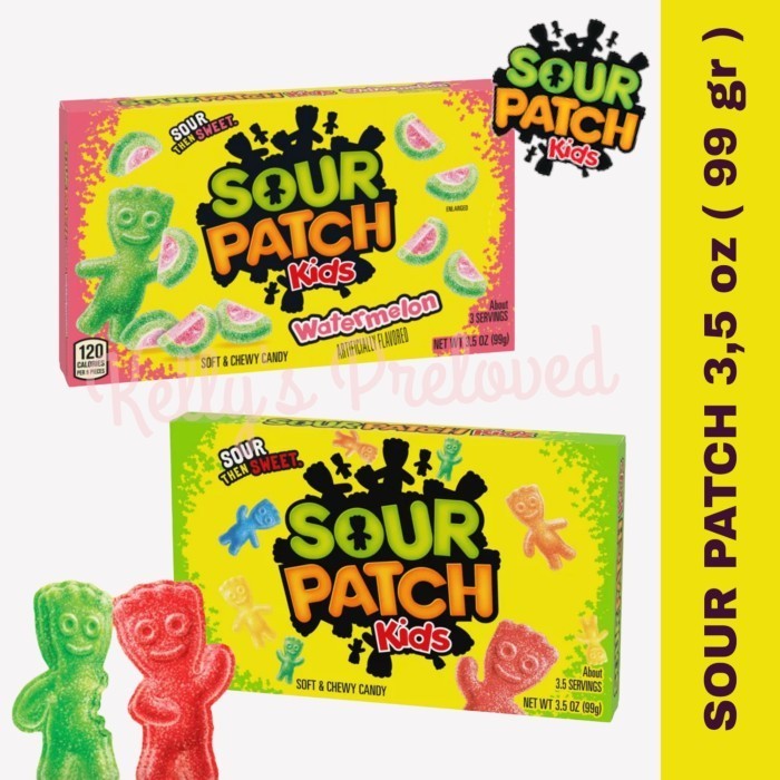 

SOUR PATCH KIDS BOX 3,5 OZ SOFT & CHEWY CANDY 99 GRAM