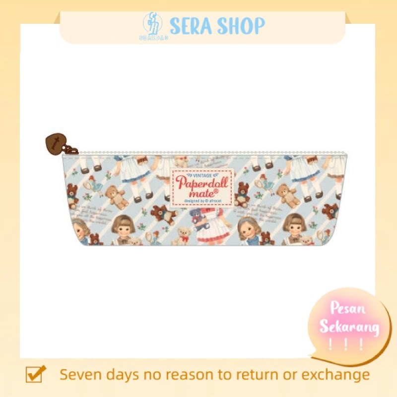 

☒✺◑Sera Korea afrocat boneka lucu tahan air lapisan ritsleting tas kosmetik berkapasitas besar tempat pensil tas alat tulis siswa [berakhir pada 20 November]