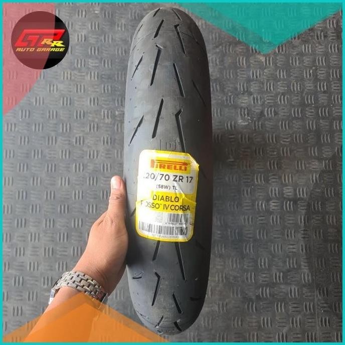Ban Pirelli Diablo Rosso Corsa IV 4 Corsa 120/70-17 ZX25R ZX6R ZX10R 1