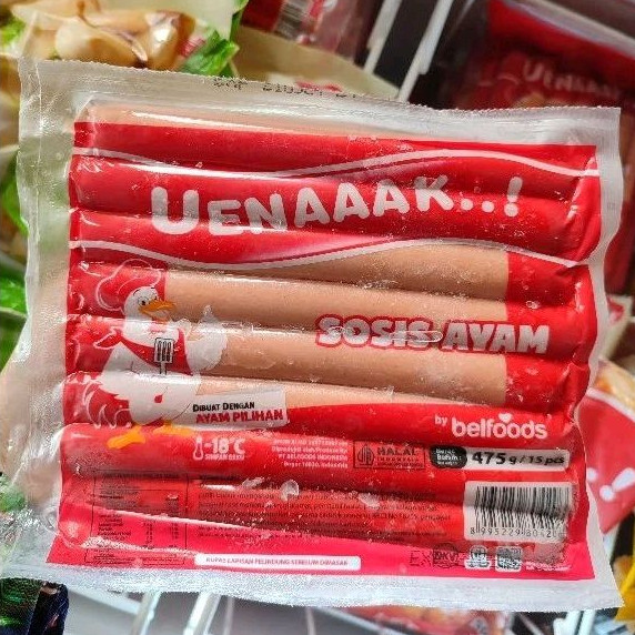 

UENAAK SOSIS AYAM | Isi 475 Gr | Snack Viral Aceh