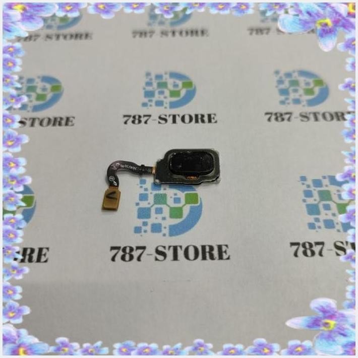 [tdt] fingerprint samsung a8+ 2018 a730f black original bekas
