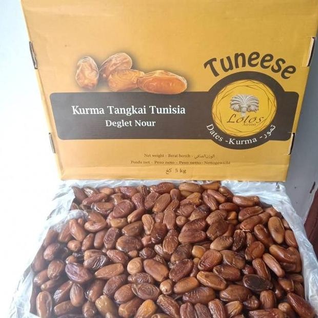 

Kurma Tuneese Tangkai Korma Tunisia Deglet Nour 5Kg Date Dates 5 Kg