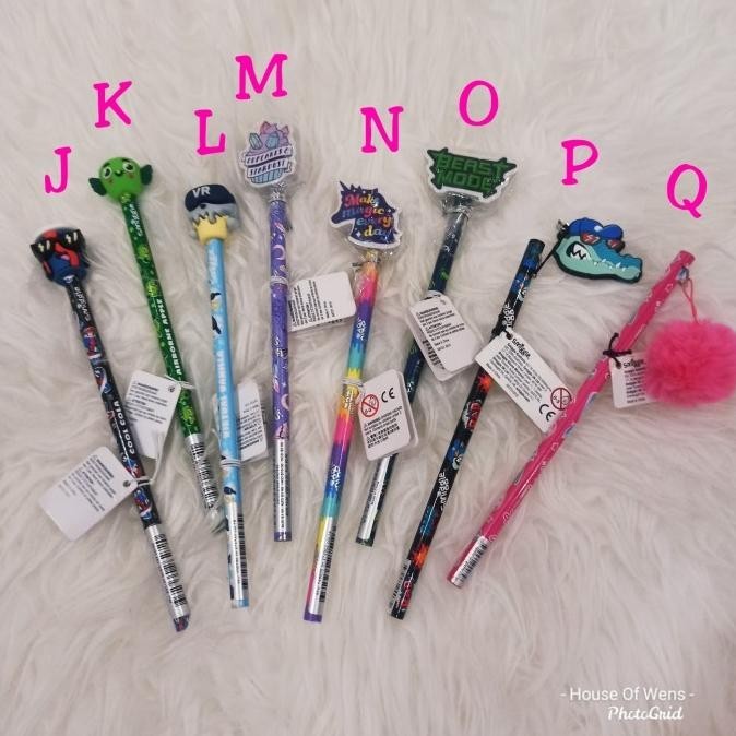 

SMIGGLE PENCILS TOPS - SMIGGLE PENCILS TOPPER - PENSIL SMIGGLE
