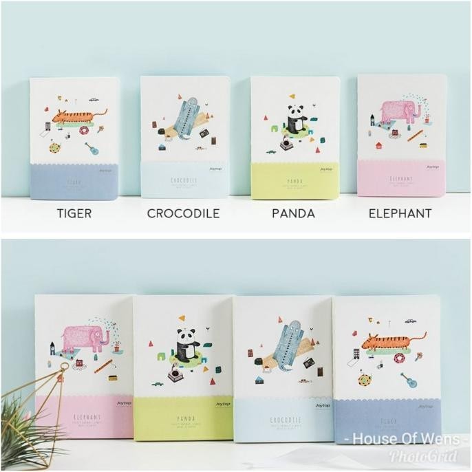 ANIMALS MAKE US HAPPY MIXED NOTEBOOK - BUKU CATATAN