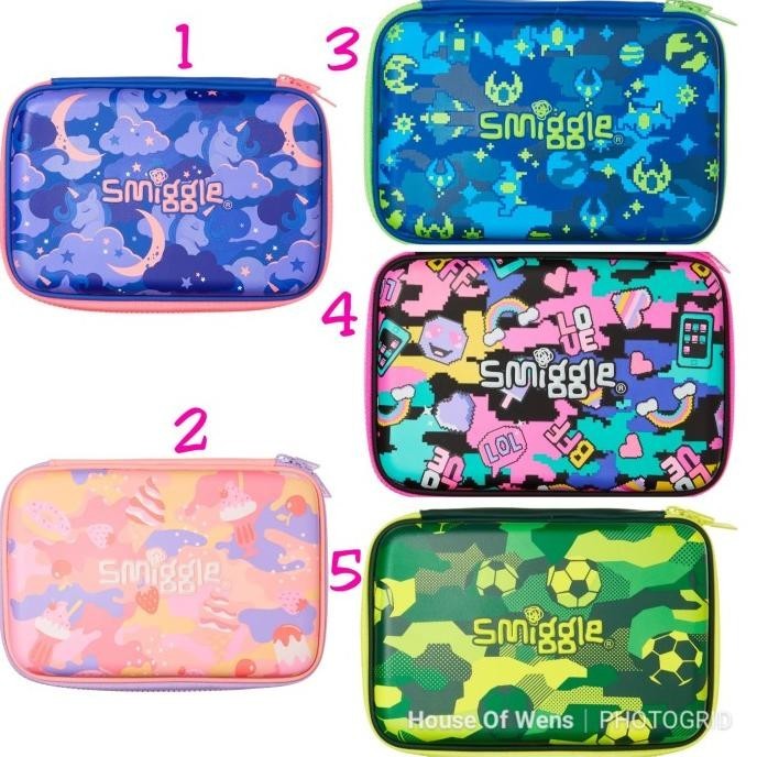 

SMIGGLE SEEK HARDTOP PENCIL CASE - TEMPAT PENSIL SMIGGLE