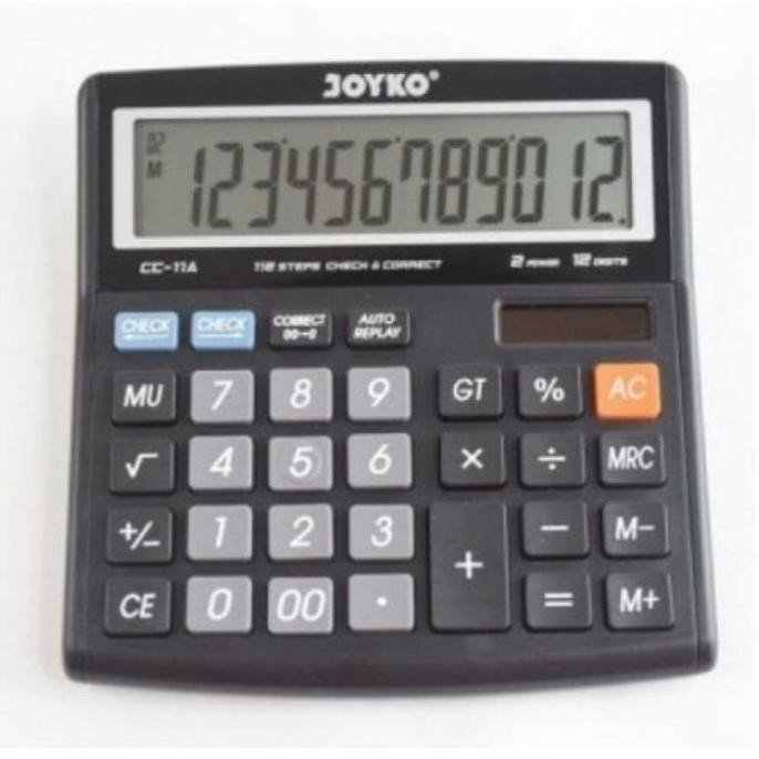 

Model Baru KALKULATOR CHECK & CORRECT JOYKO CC-11A- Calculator CC11A ..