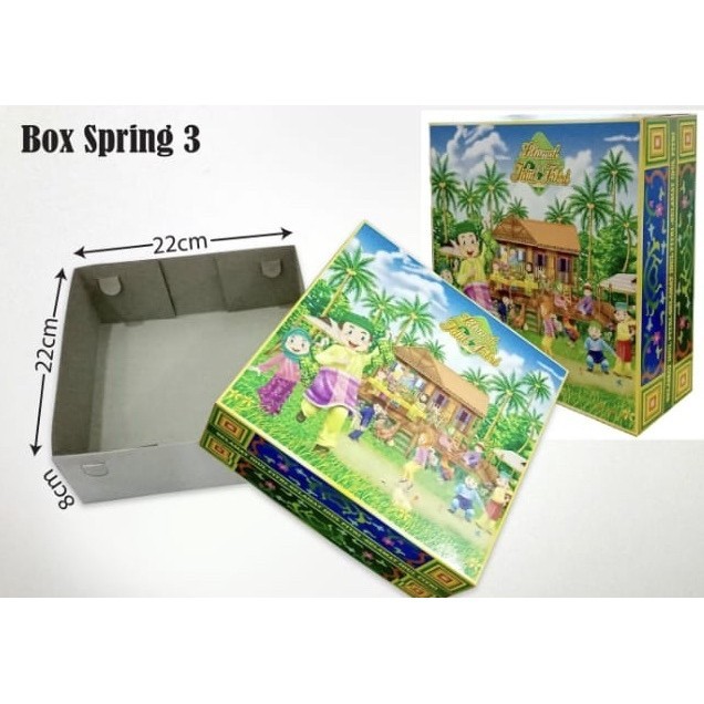 Dus kue lebaran idul fitri 22cm