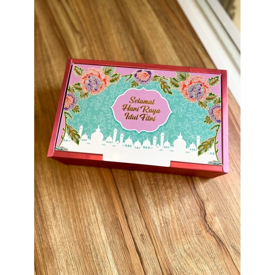 Box Toples Lebaran Dus Toples Kue Kering Idul Fitri Kotak Hampers Leba