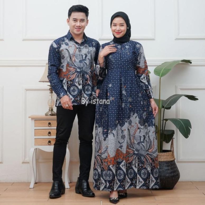 Cod Baju Batik Couple Baju Couple Pasangan Kondangan Batik Kapelan Suami Istri 2023 Baju Batik Wanit