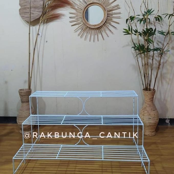 Rak Bunga Besi Bertingkat 3 Susun Noviastuffs