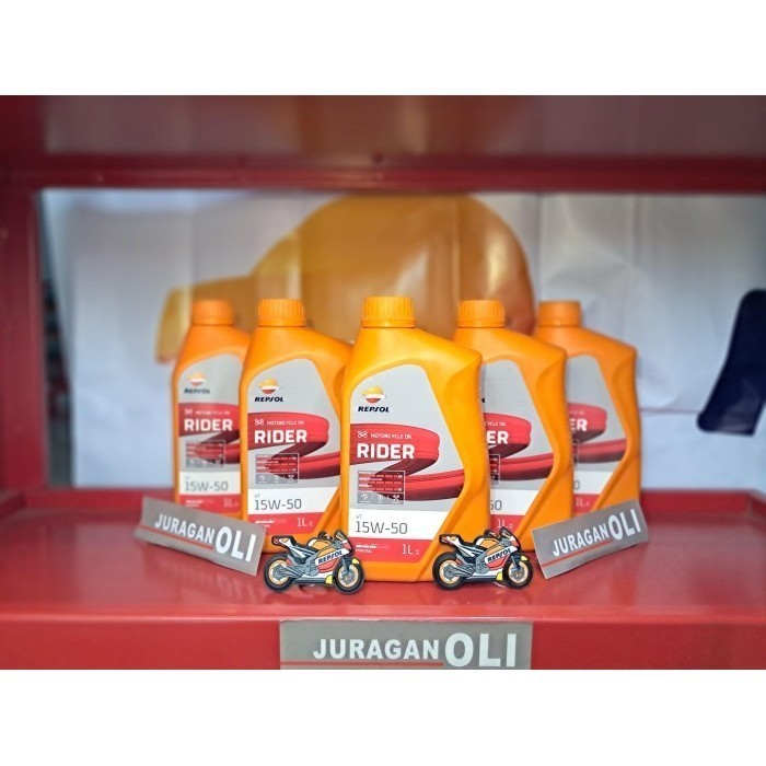 Oli Motor REPSOL RIDER 4T 15W-50 12 X 1L