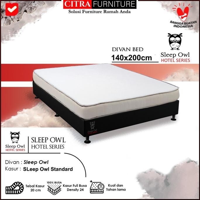 Dipan divan tanpa sandaran untuk springbed atau kasur (140x200)