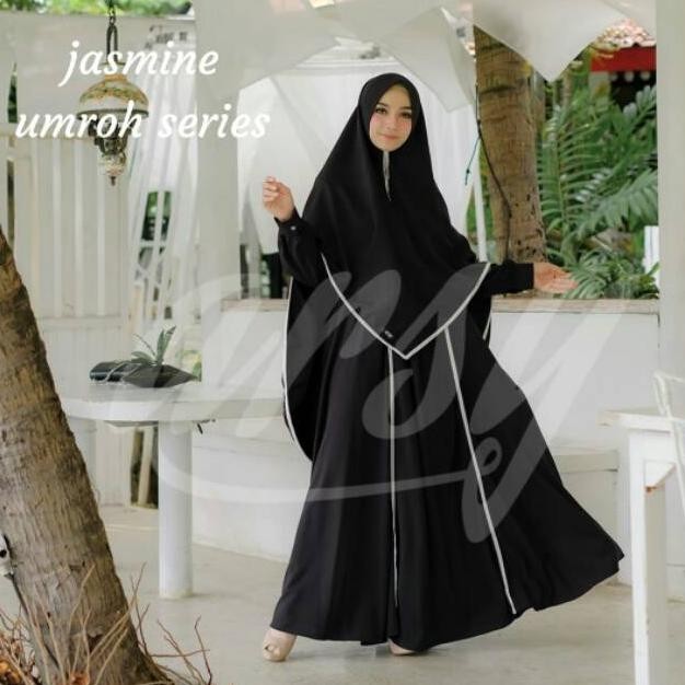 GAMIS UMROH JASMINE SYARI BY ARSY ORIGINAL