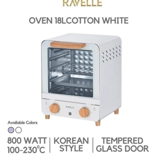 Oven Listrik Low Watt - Ravelle Cubic Oven Listrik Toaster 18 L Termurah