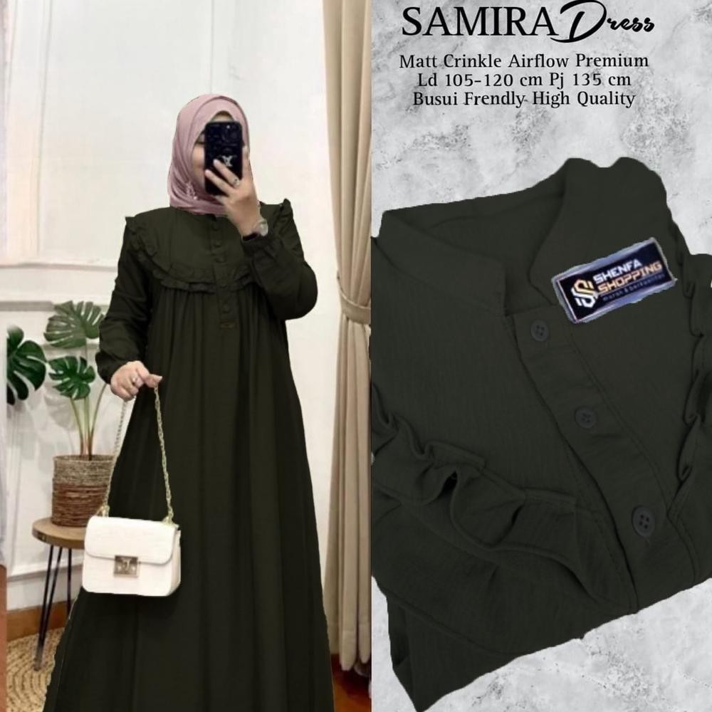 Gamis Crinkle Airflow Terbaru 2024 / Gamis Crinkle Ld 120 Cod