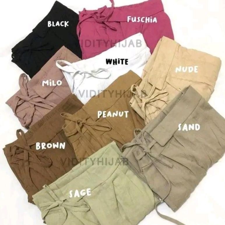 Kulot Cringkle Tali Samping/Celana Kulot Cringkle Airflow Premium Sale