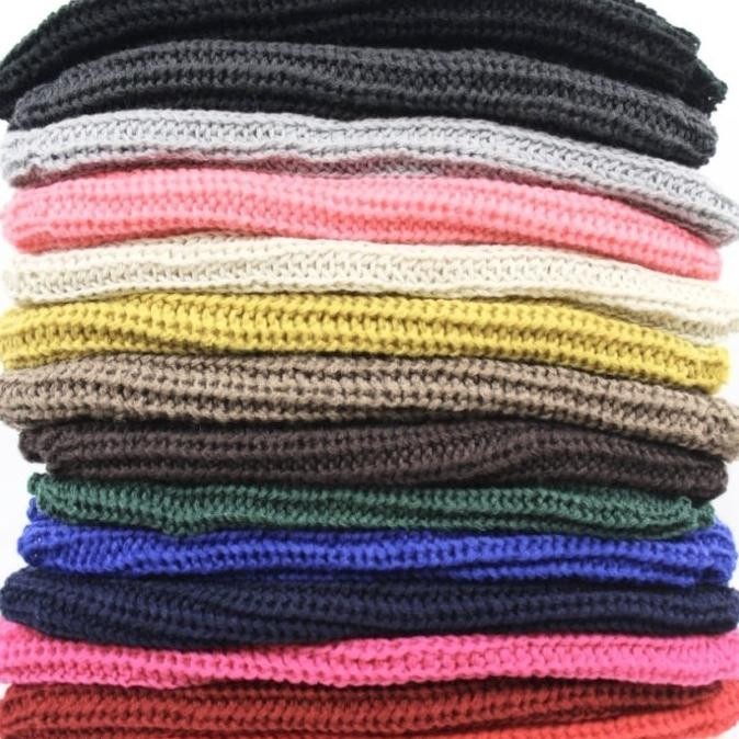 Syal Wool Infinity Scarf